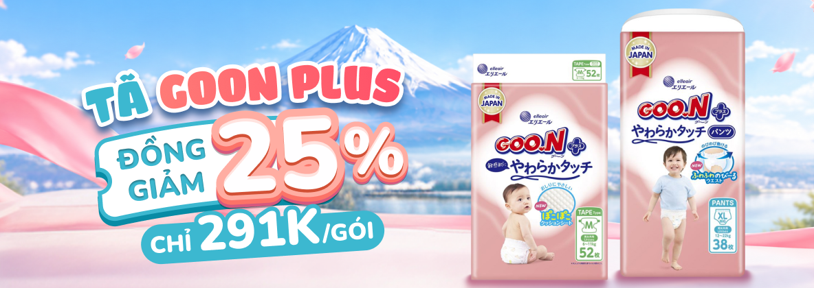 Banner trang NH tã Goon